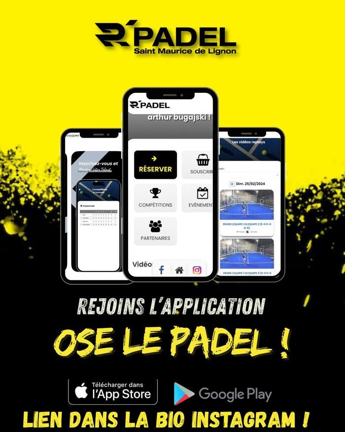 Application R'Padel